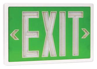 self powered exit signs